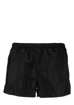 Prada logo patch swim shorts - Black