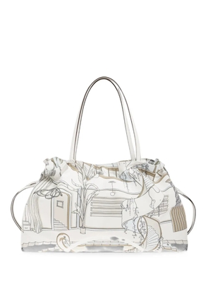 Tory Burch large Ella drawstring tote bag - Neutrals
