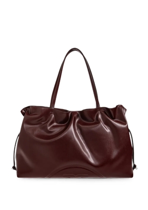 Tory Burch Ella logo-debossed tote bag - Brown