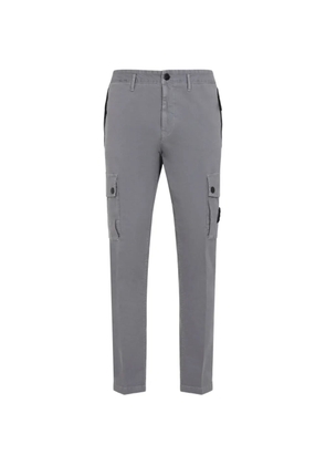 Stone Island logo-patch cargo pants - Grey