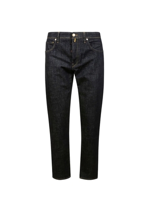 Incotex logo-patch jeans - Blue