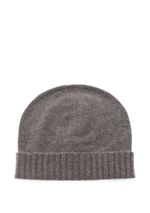 Malo ribbed-knit beanie hat - Grey
