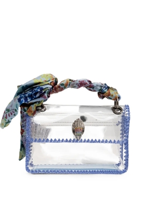 Kurt Geiger London mini Kensington scarf-handle tote bag - White