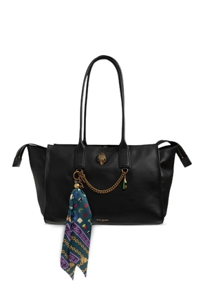 Kurt Geiger London Sloane leather tote bag - Black