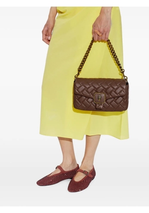 Kurt Geiger London Pimlico quilted leather shoulder bag - Brown