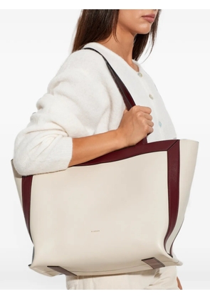 Wandler medium Ida leather tote bag - Neutrals