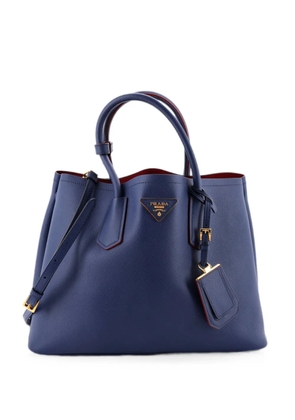 Prada Pre-Owned Cuir Double Saffiano Leather Medium tote bag - Blue