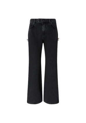 PINKO side-slit embellished jeans - Black