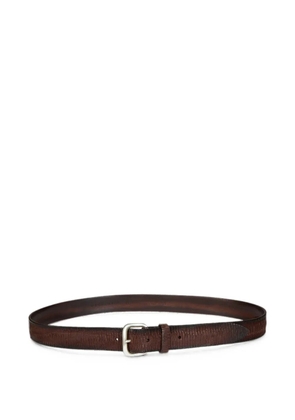 Orciani Blade textured leather belt - Brown