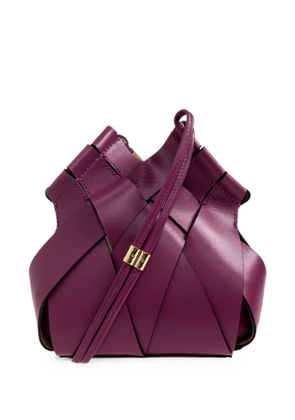 Ulla Johnson Charlotte woven shoulder bag - Purple