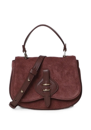 Coccinelle suede leather tote bag - Brown