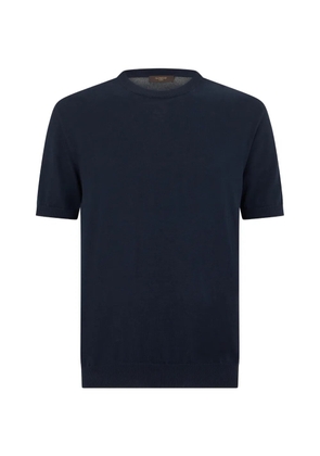slowear crew-neck short-sleeve T-shirt - Blue