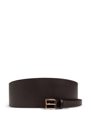 Max Mara Mulino logo-plaque belt - Brown
