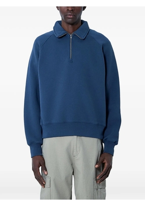 Stüssy zip-fastening sweatshirt - Blue