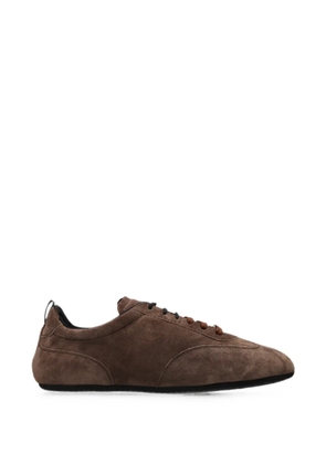 Max Mara Stecca suede sneakers - Brown