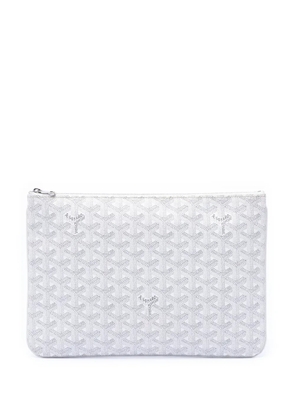 Goyard Pre-Owned 2017 Goyardine Senat MM clutch bag - White