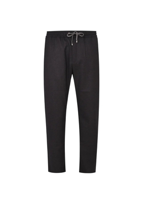 Agnona wool flannel straight trousers - Brown
