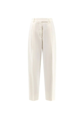 Róhe pleated tailored trousers - White