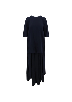 Semicouture Ally asymmetric dress - Blue