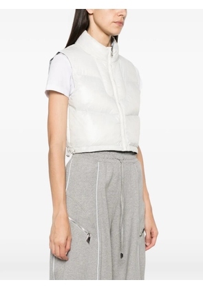 Patrizia Pepe reversible padded vest - Grey