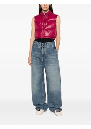 Patrizia Pepe reversible padded vest - Red