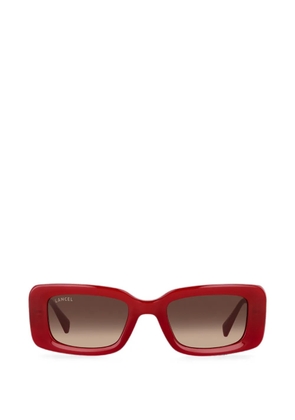 Lancel Premier Flirt rectangle-frame sunglasses - Red