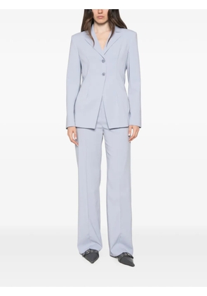 Patrizia Pepe pressed-crease palazzo pants - Blue