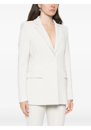 Patrizia Pepe zip-cuff single-breasted blazer - Grey