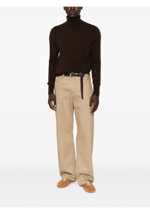 BOMPARD roll-neck cashmere knit - Brown