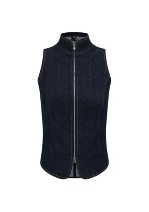 AMIRI zip-up sleeveless waistcoat - Blue