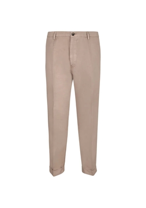 Dell'oglio Louis button-flap pocket trousers - Neutrals