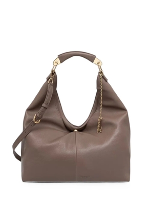 TWINSET small logo-charm tote bag - Brown