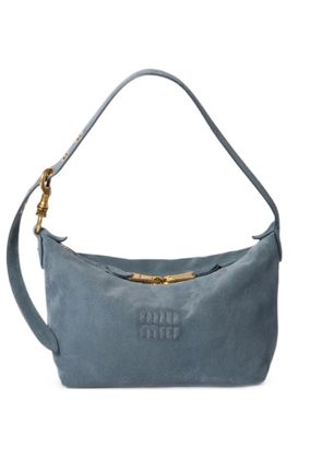 Miu Miu Spirit suede bag - Blue