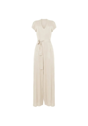 Wolford belted wide-leg jumpsuit - Neutrals