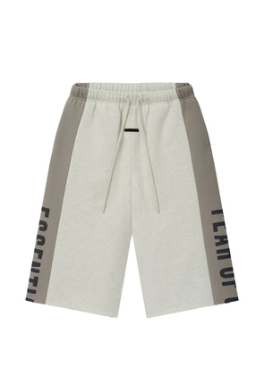 FEAR OF GOD ESSENTIALS panelled raw cut-off sweatpants - Neutrals