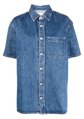 SLVRLAKE short-sleeved denim shirt - Blue