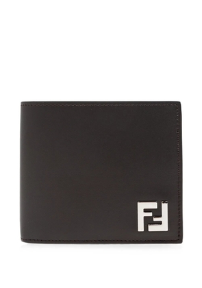 FENDI logo-appliqué FF-motif wallet - Brown
