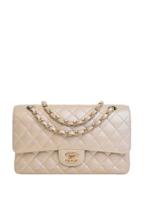 CHANEL Pre-Owned 2012 Medium Classic Iridescent Caviar Double Flap shoulder bag - Neutrals