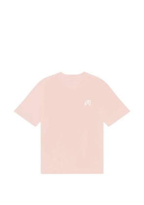 Malbon Golf Bermuda Playa logo-print T-shirt - Pink