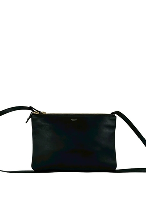 Celine Pre-Owned 2015 Small Lambskin Trio crossbody bag - Black
