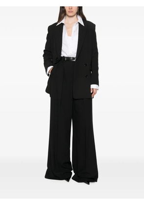 Patrizia Pepe double-breasted peak-lapels blazer - Black