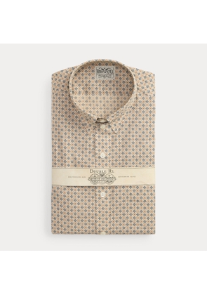 Slim Fit Geometric-Print Shirt