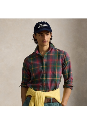 Classic Fit Plaid Flannel Shirt