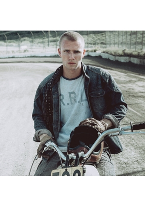 Quilted Denim Shirt Jacket