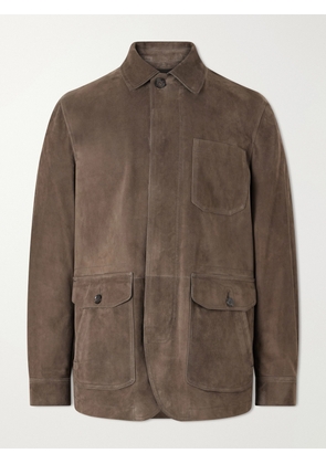Brioni - Suede Jacket - Men - Brown - IT 44