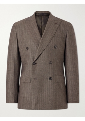 Brioni - Plume Herringbone Wool Suit Jacket - Men - Gray - IT 44
