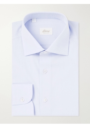 Brioni - Cotton Shirt - Men - Blue - EU 40