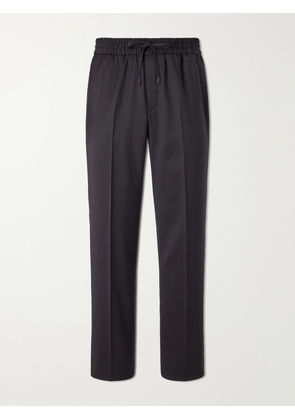Brioni - Asolo Straight-Leg Wool Drawstring Trousers - Men - Gray - IT 44