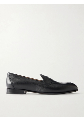 Brioni - Leather Penny Loafers - Men - Black - UK 6