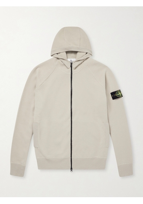 Stone Island - Wool-Blend Zip-Up Hoodie - Men - Neutrals - S